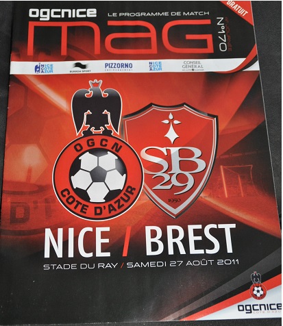 4ème journée - Nice-Brest - Score 0-0